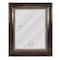 Head West Bronze Distressed 30.5" x 36.5" Framed Beveled Accent Vanity Mirror